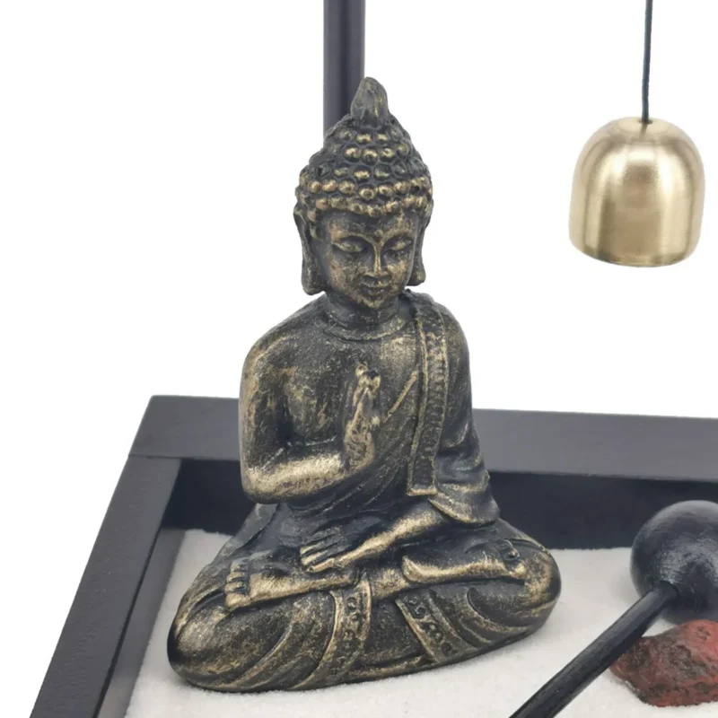 Statue de bouddha en méditation de jardin ,  domicile – Image 5