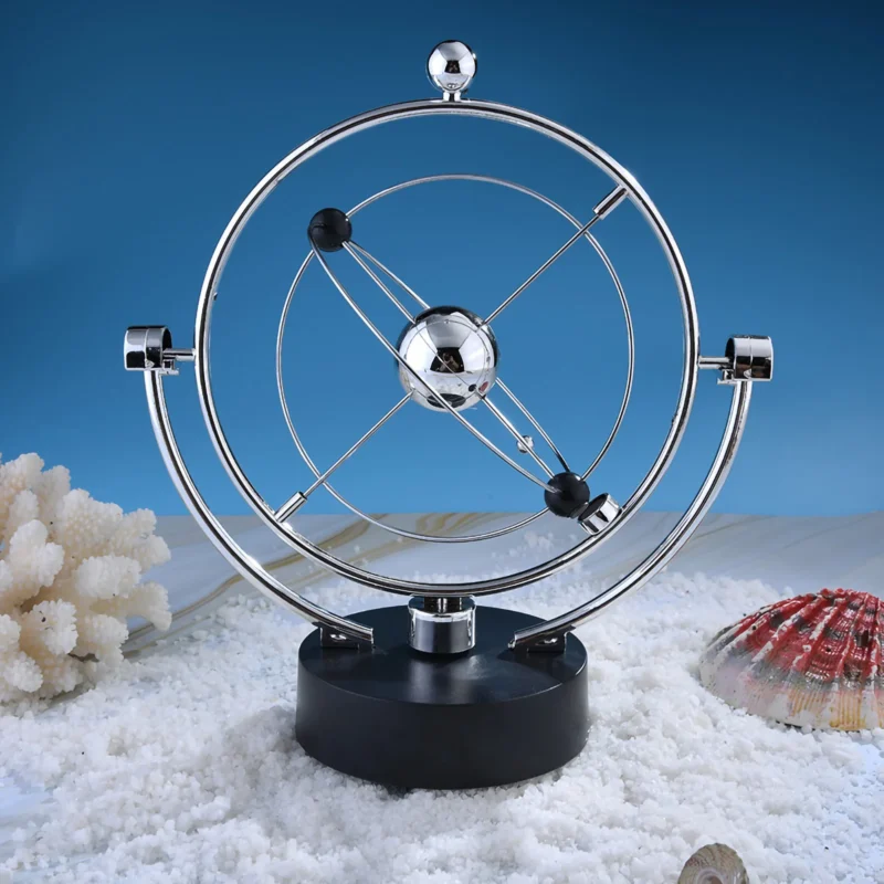 Craft Perpetual Motion Movement Swing Ball Home Office Desk Table Ornament Gift Desk Ornament Newton Swing Ball Home Ornament